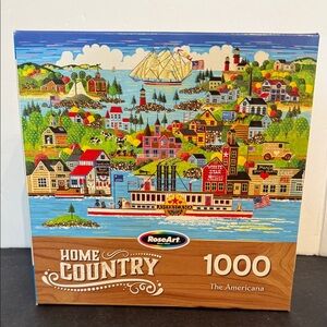 RoseArt Home Country The Americana 1000 piece jigsaw puzzle SALE🔴3/$25